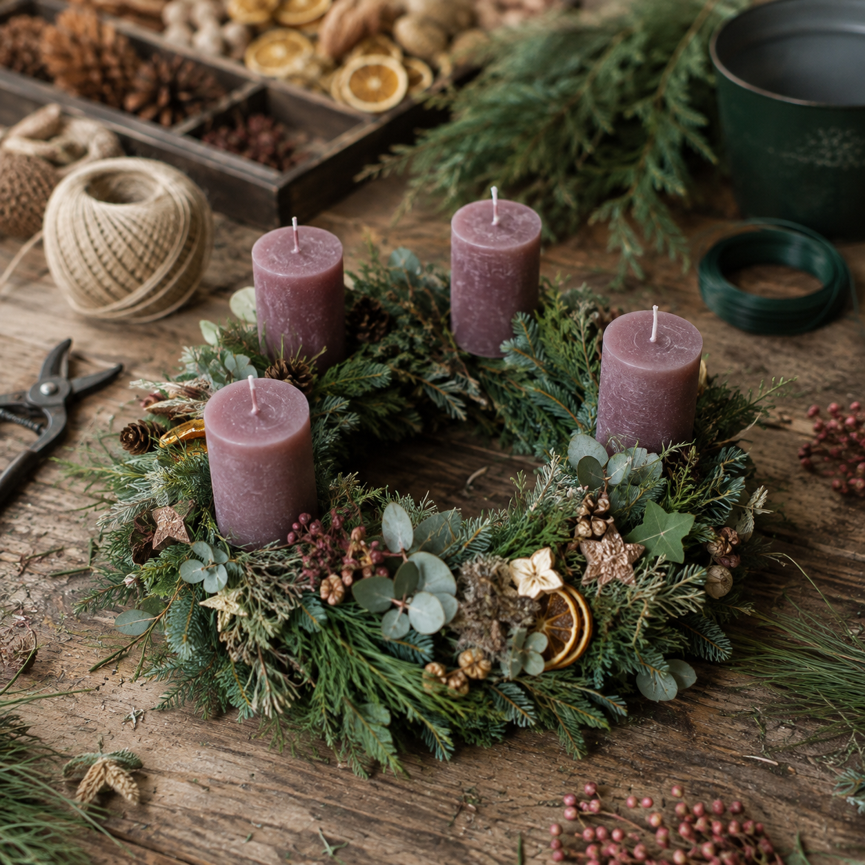 14.11.26 / Adventskränze binden